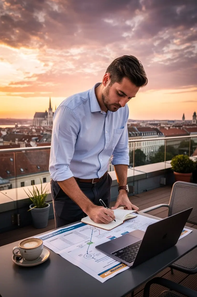 Különféle jövedelmi rétegekhez szabott pénzügyi stratégiák vizuális bemutatása