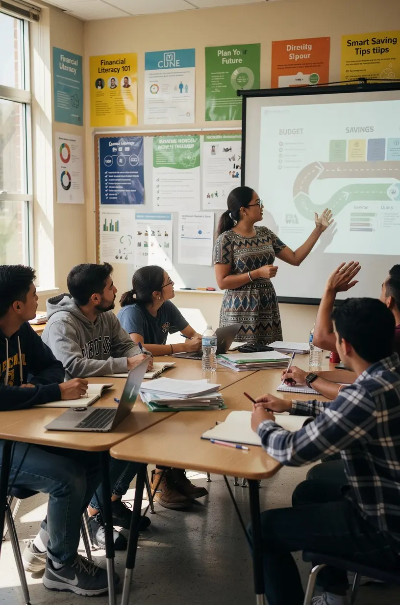 Különböző pénzügyi célok és költségvetési kategóriák ábrázolása infografikán